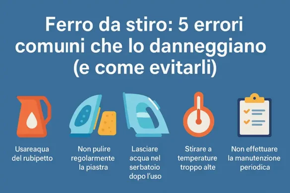 pulizia piastra ferro da stiro